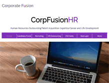 Tablet Screenshot of corporatefusion.net